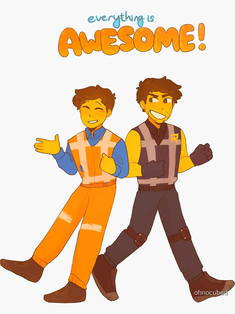 Emmet Brickowski Rex Lego Movie Emmet And Rex :o