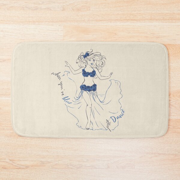 Item preview, Blue bellydancer designed and sold by Anna R. Carrino.