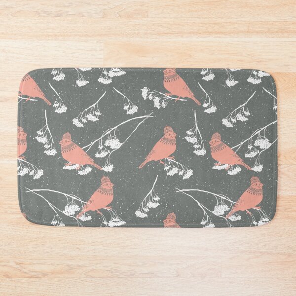 Item preview, Red cardinals in hats and scarves winter design designed and sold by Latch Farm  Studios.