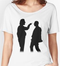 Bottom silhouette - Richie and Eddie Women's Relaxed Fit T-Shirt