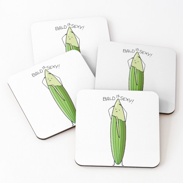 Item preview, Funny bald cucumber designed and sold by spontania.