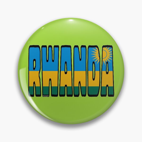 Item preview, Rwanda Font with Rwandan Flag designed and sold by Havocgirl.