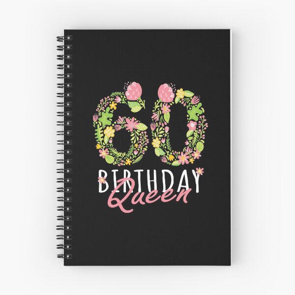 Item preview, 60th Birthday Queen 60th Years Old Woman Floral B-day Theme product designed and sold by Grabitees.