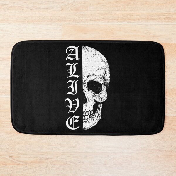 Item preview, Look Alive Skull (BLACK) designed and sold by InkPerspectiv3.