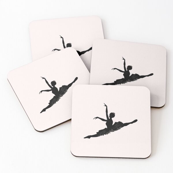 Item preview, Monochrome Ballerina Leap designed and sold by Julia2Julia.