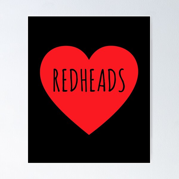 Item preview, I Love Redheads Heart  designed and sold by Vanover Designs.