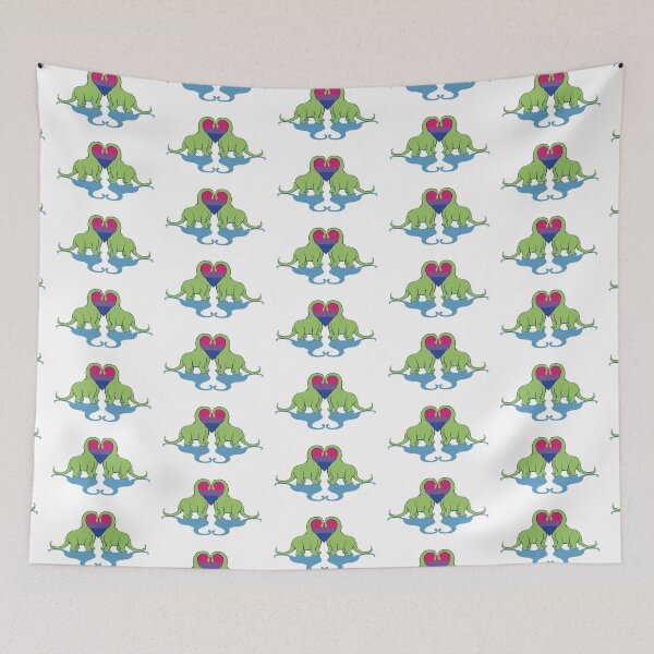Item preview, Bi Pride - Dino Love designed and sold by Alrkeaton.