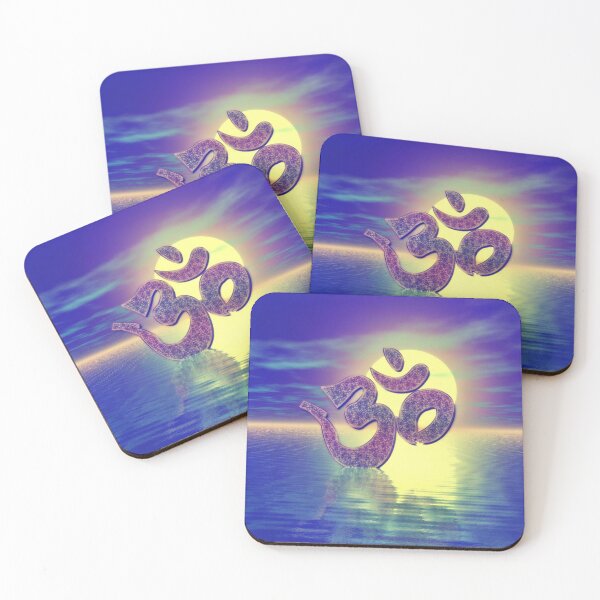 Item preview, Om sign at full moon designed and sold by harietteh.