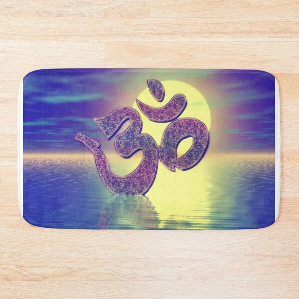 Item preview, Om sign at full moon designed and sold by harietteh.