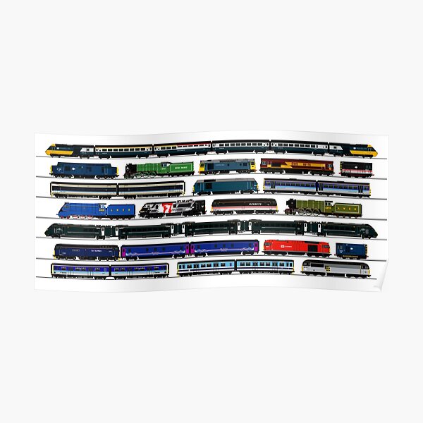 BRITISH TRAINS Poster