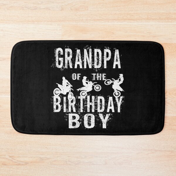 Item preview, Grandpa Of The Birthday Boy Dirt Bike B-day Party print designed and sold by Grabitees.