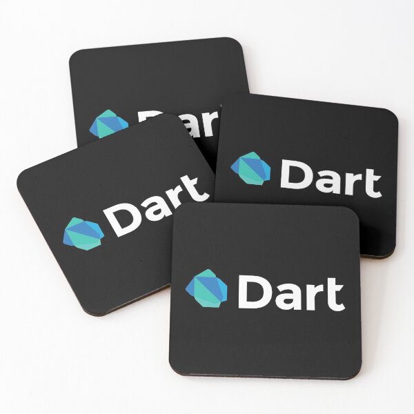 Item preview, Dart Logo with White Text for Dart Software Engineer designed and sold by hellkni9ht.