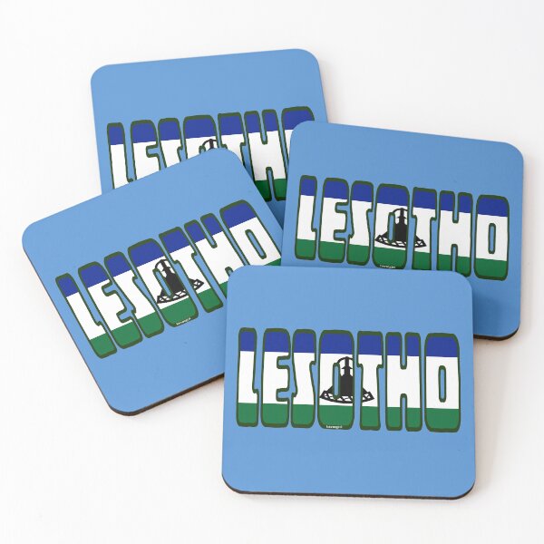 Item preview, Lesotho Font with Lesothian Flag designed and sold by Havocgirl.