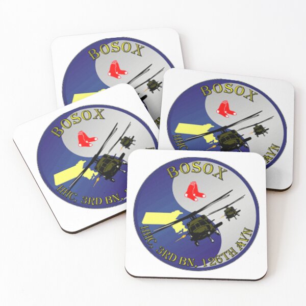 Item preview, US Army 3rd Battalion 126th Aviation MA Army National Guard Helicopter Decal Sticker BOSOX designed and sold by MilitaryPlus.
