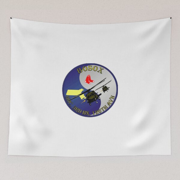 Item preview, US Army 3rd Battalion 126th Aviation MA Army National Guard Helicopter Decal Sticker BOSOX designed and sold by MilitaryPlus.