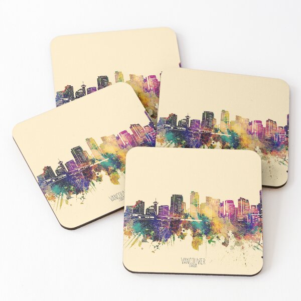 Item preview, vancouver skyline designed and sold by BekimART2.