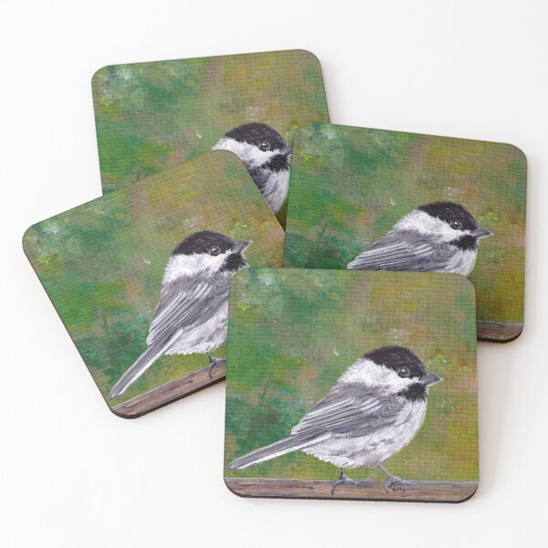 Item preview, Chickadee Bird designed and sold by Paintings by gretzky.