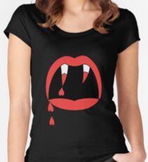 HIPSTER : LOVE FANGS Women's Fitted Scoop T-Shirt