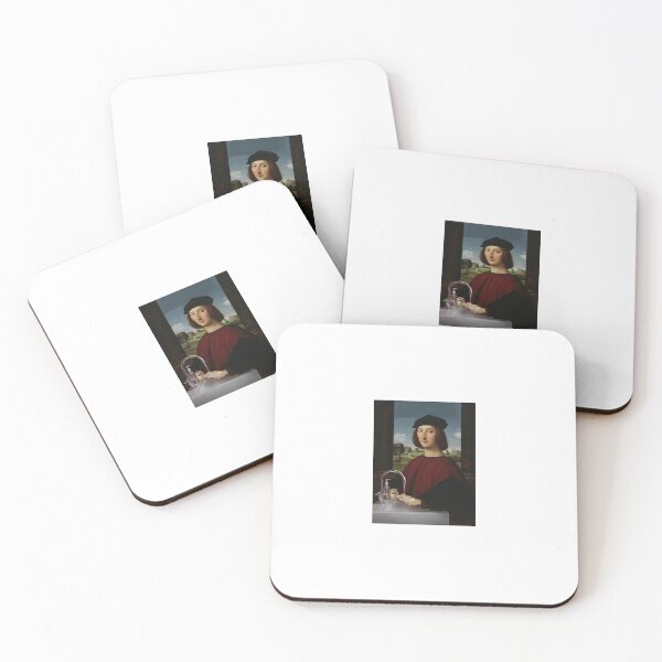 Item preview, Portrait of a Young Man in Red - COVID-19 Edition  designed and sold by Nccrypt.