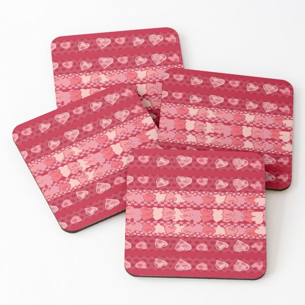 Item preview, Decorative heart pattern in red tones designed and sold by harietteh.