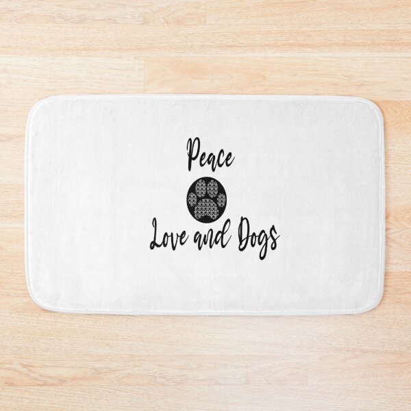 Item preview,   Love dogs and peace, Dog Lover  designed and sold by JUSTBEELEGANT.