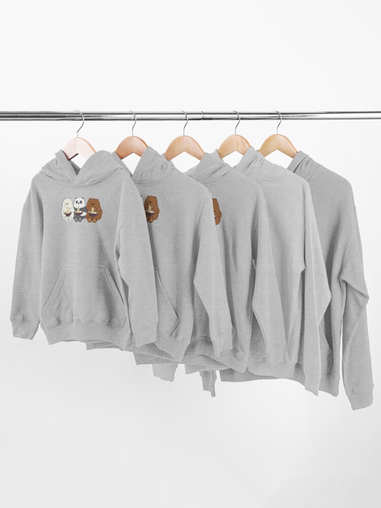 Alternate view of We Bare Bears Kids Pullover Hoodie