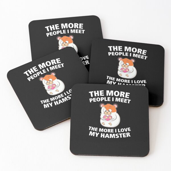 Item preview, The More People I Meet The More I Love My Hamster funny hamster t shirt designed and sold by danyc88.