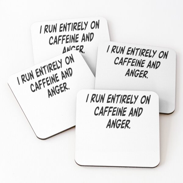 Item preview, I run entirely on CAFFEINE & Anger Funny Womens T-shirt. Unisex / Mens / Womens Funny Shirts. designed and sold by Noussairox.