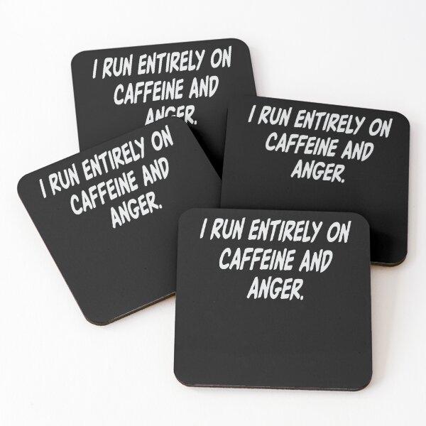 Item preview, I run entirely on CAFFEINE & Anger Funny Womens T-shirt. Unisex / Mens / Womens Funny Shirts. designed and sold by Noussairox.