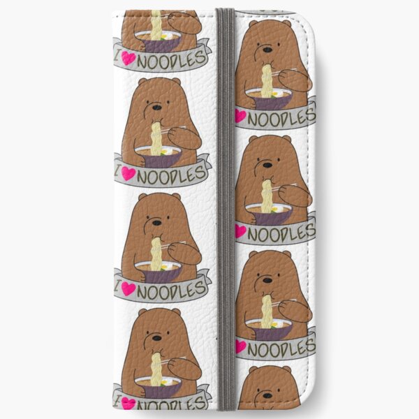 Oso pardo Fundas tarjetero para iPhone