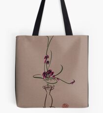 Life - Sumi e Ikebana Zen drawing Tote Bag