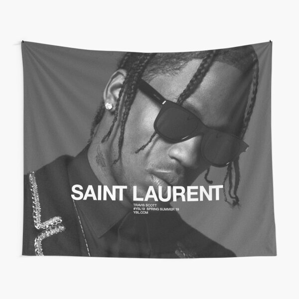 Travis Black And White Tapestry