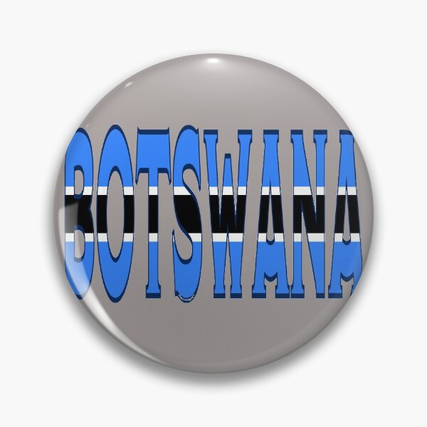 Item preview, Botswana Font with Botswanan Flag designed and sold by Havocgirl.