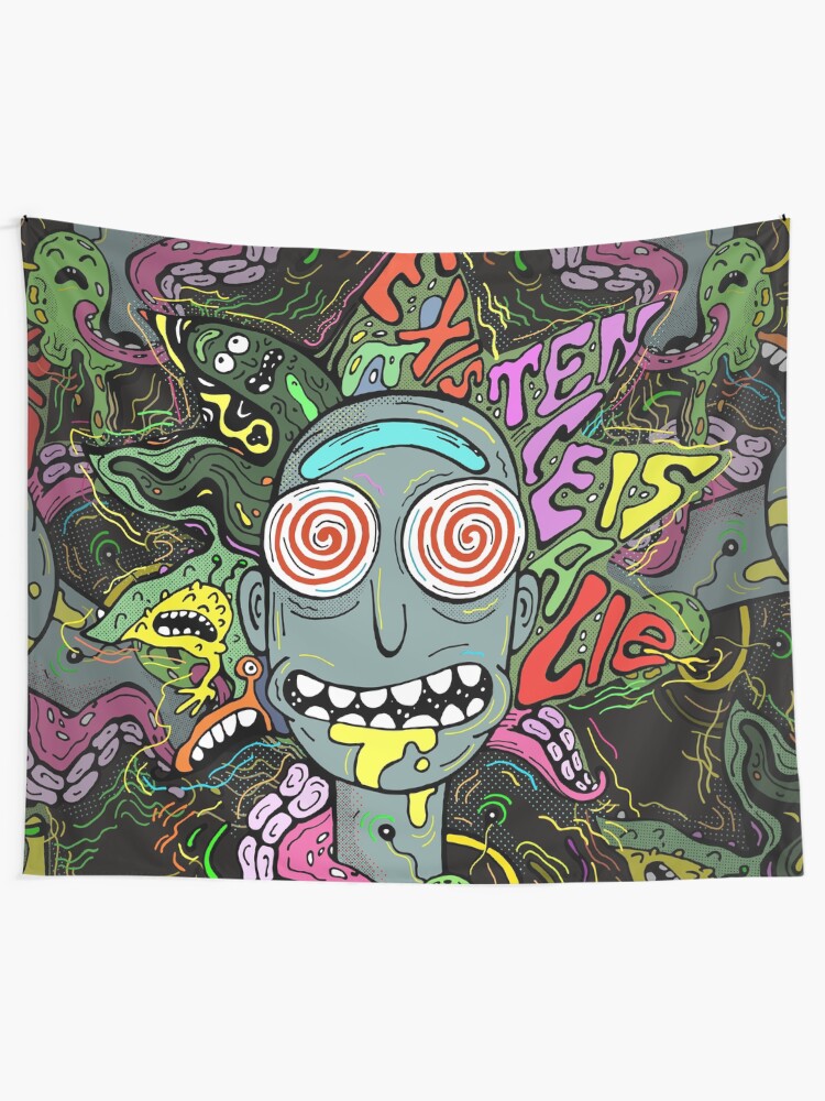 Alternate view of Acid Rick Tapestry