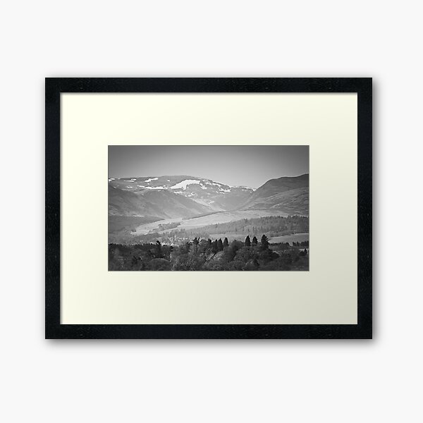 Glen Turret, from afar Framed Art Print