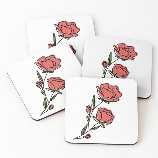 Item preview, Rose vector illustration designed and sold by Rae & Nova.