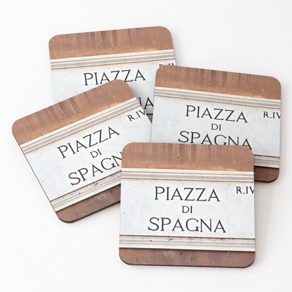 Item preview, Street Sign Piazza di Spagna Rome Italy designed and sold by worldways.