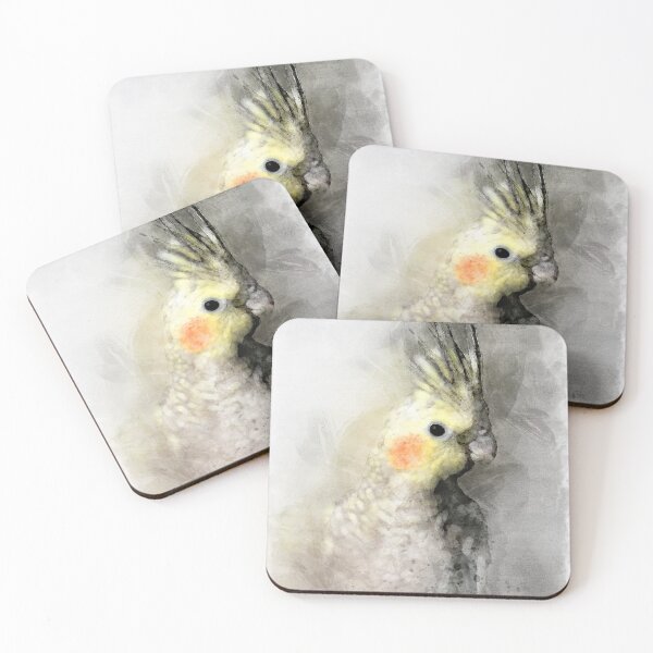 Item preview, Portrait of a cockatiel designed and sold by Grégory DUBUS.