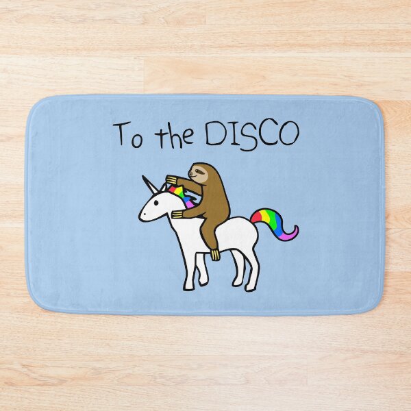Item preview, To The Disco! (Sloth Riding Unicorn) designed and sold by jezkemp.