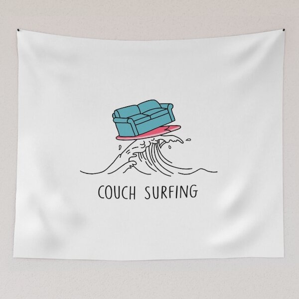 Item preview, Couch Surfing  designed and sold by SuperrSunday.