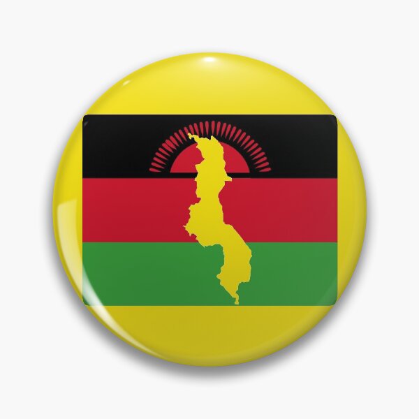 Item preview, Malawi Flag With Map of Malawi designed and sold by Havocgirl.