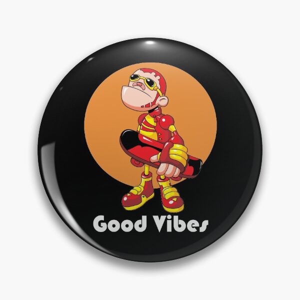Item preview, Robot Skater Good Vibes designed and sold by ProjectX23.