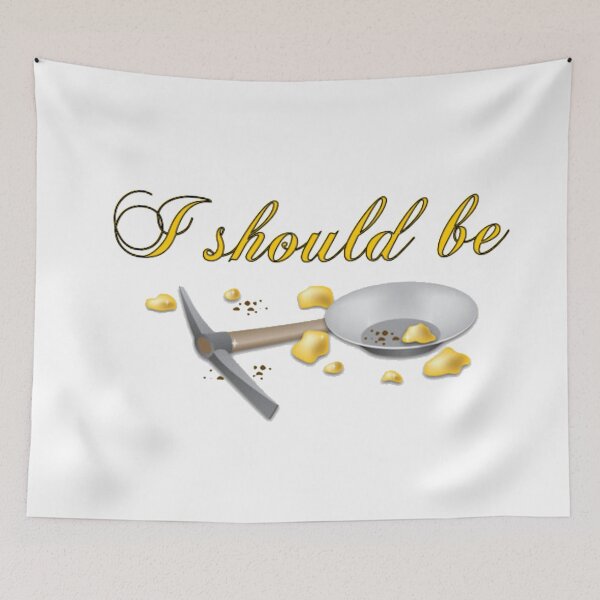 Item preview, Gold panning designed and sold by BellsPainting.
