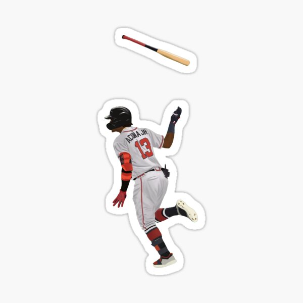 Ronald Acuña Jr. Jersey Sticker for Sale by blt1000