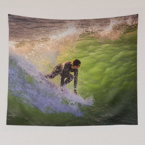 Item preview, Surfing in Oceanside California designed and sold by drawbey.