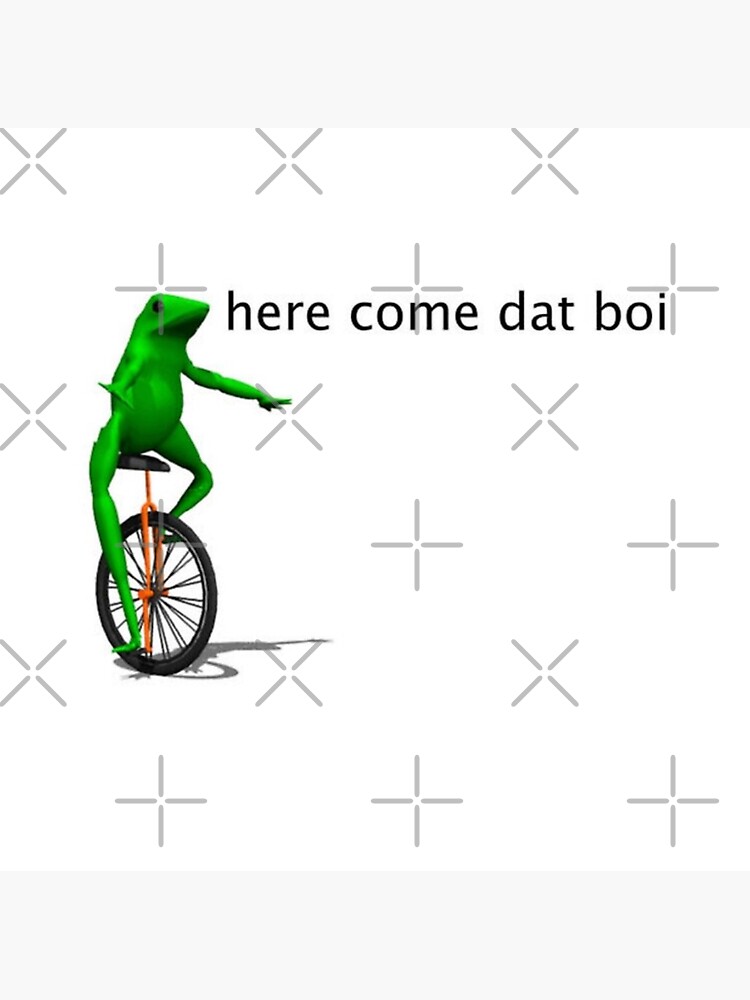 "here come dat boi meme" Sticker for Sale by jamesheath Redbubble
