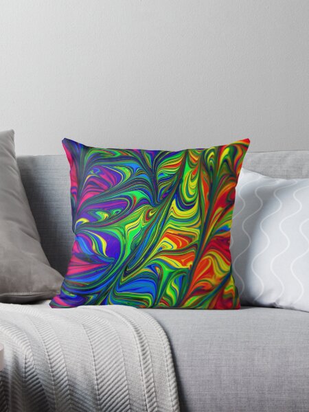 Item preview, Rainbow Paint Abstract Art Swirls designed and sold by allhistory.
