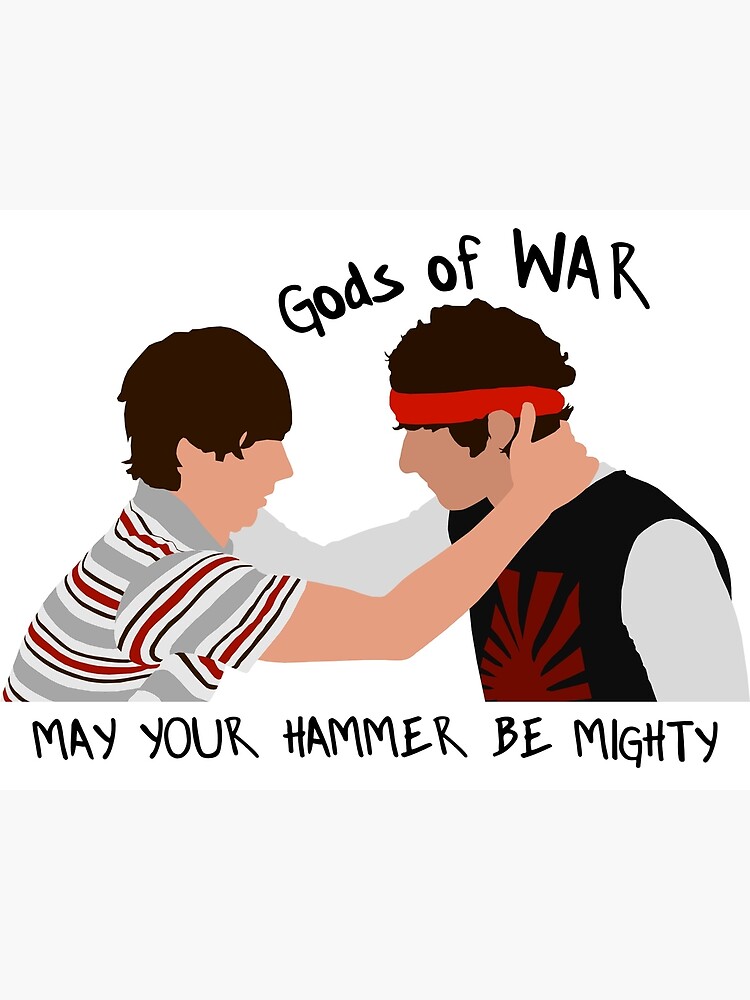 Gods Of War May Your Hammer Be Mighty Text Postcard By Colbymoldy Redbubble