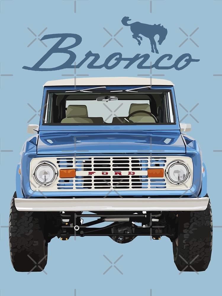 Vintage 1968 Ford Bronco Off Road Essential T-Shirt for Sale by