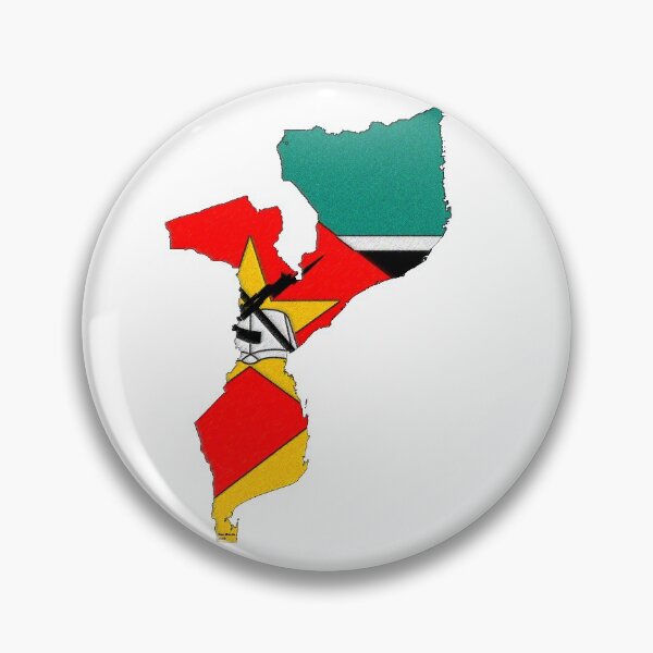 Item preview, Mozambique Map With Mozambican Flag designed and sold by Havocgirl.